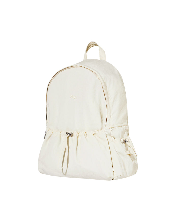 Stand Oil Tied Backpack — Cream