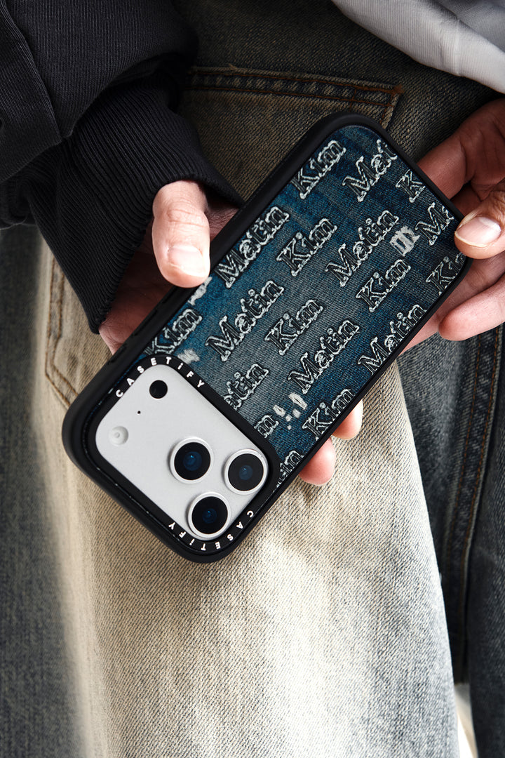 Matin Kim x Casetify Denim Case — Blue