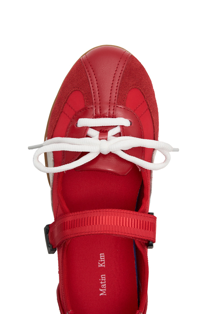 Matin Kim Sporty Mary Jane Sneaker — Red