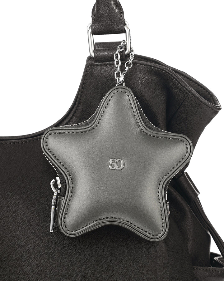 Stand Oil Star Pods Keyring — Metallic Gray