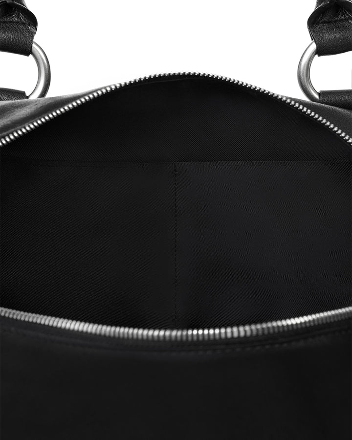 Stand Oil Zuni Bag — Washed Leather Crossbody — Black