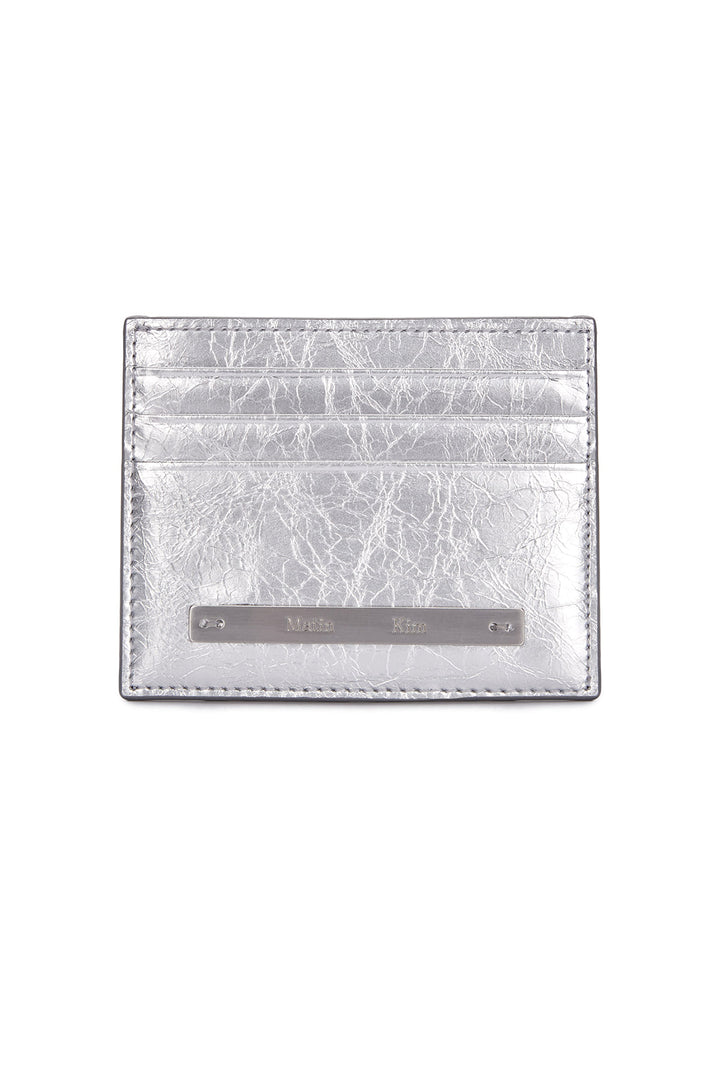 Matin Kim Slim Metal Card Holder — Silver