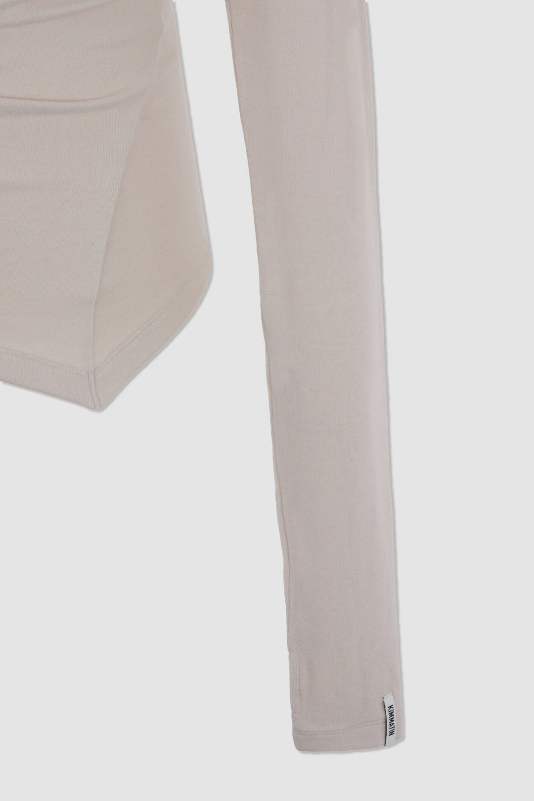 KIMMATIN Off-Shoulder Detail Top Light — Beige
