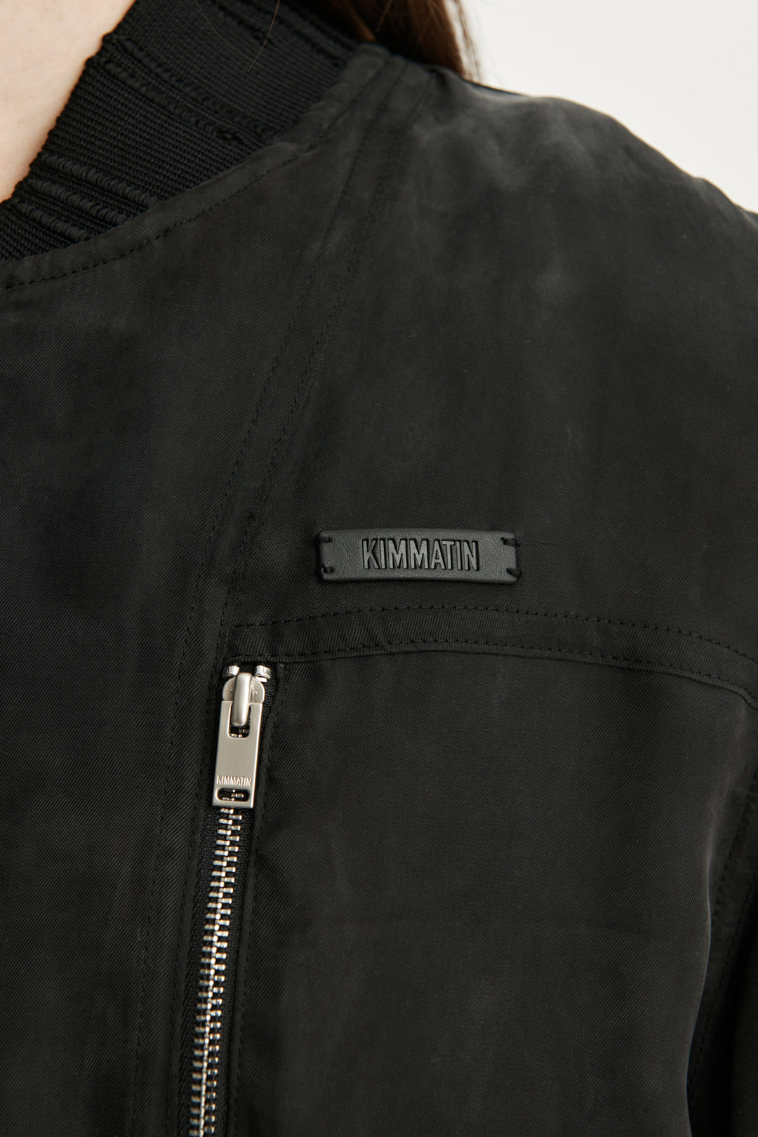 KIMMATIN Silky Belted Cargo Jumpsuit — Black