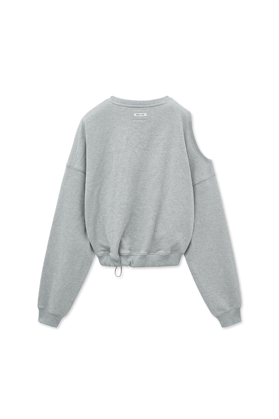 Matin Kim Shoulder Hole Sweatshirt — Gray