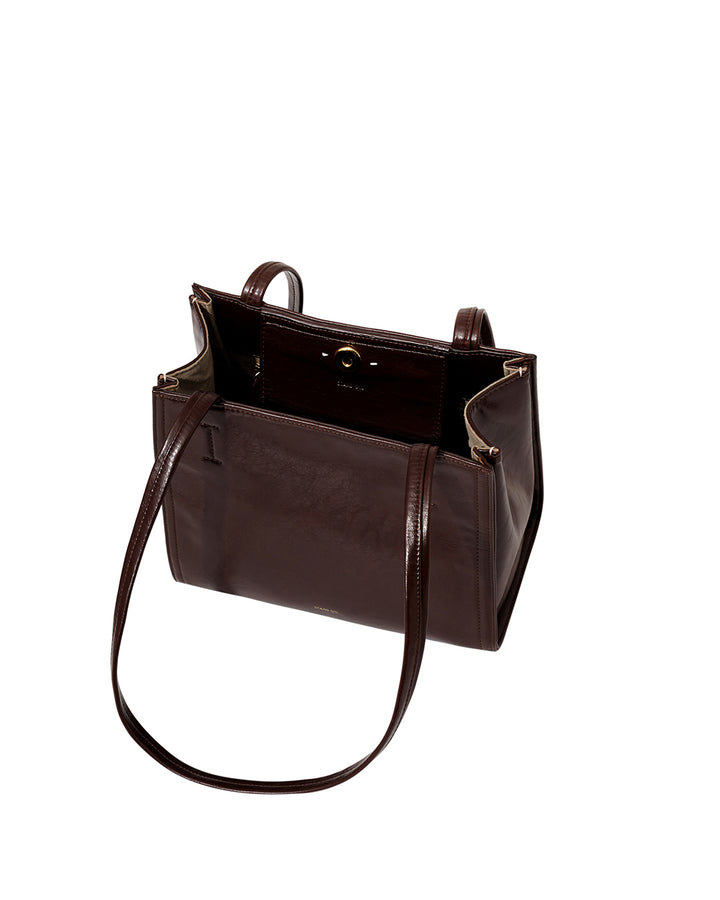 Stand Oil Oblong Mini Bag — Maroon