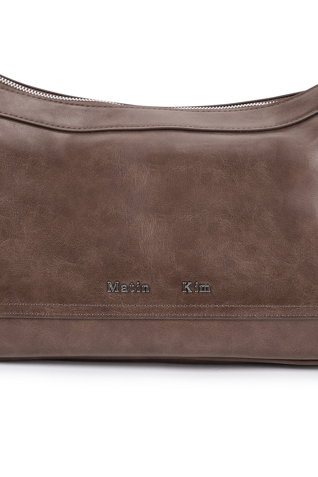 Matin Kim Rivet Point Quad Shoulder Bag — Brown
