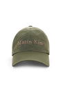 Matin Kim Overlay Logo Ball Cap — Khaki