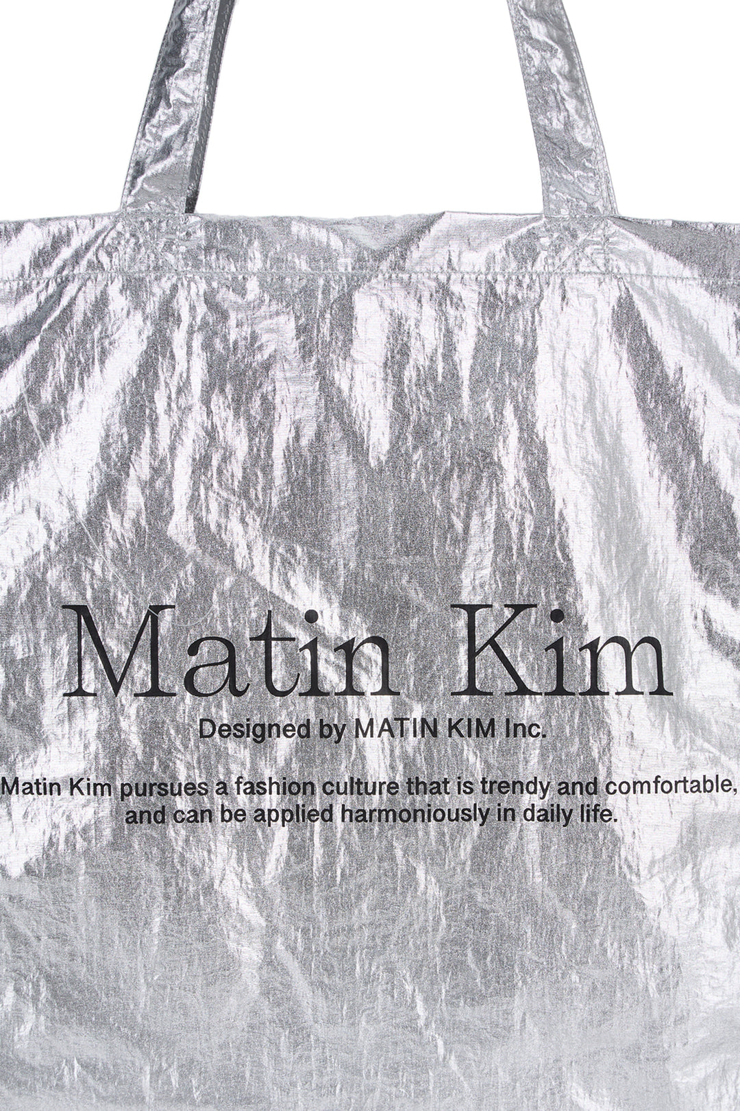 Matin Kim Palette Nylon Eco Bag — Silver