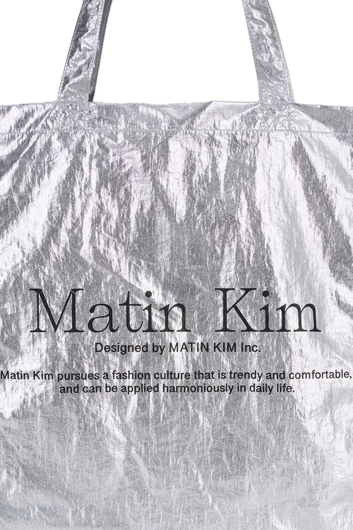 Matin Kim Palette Nylon Eco Bag — Silver