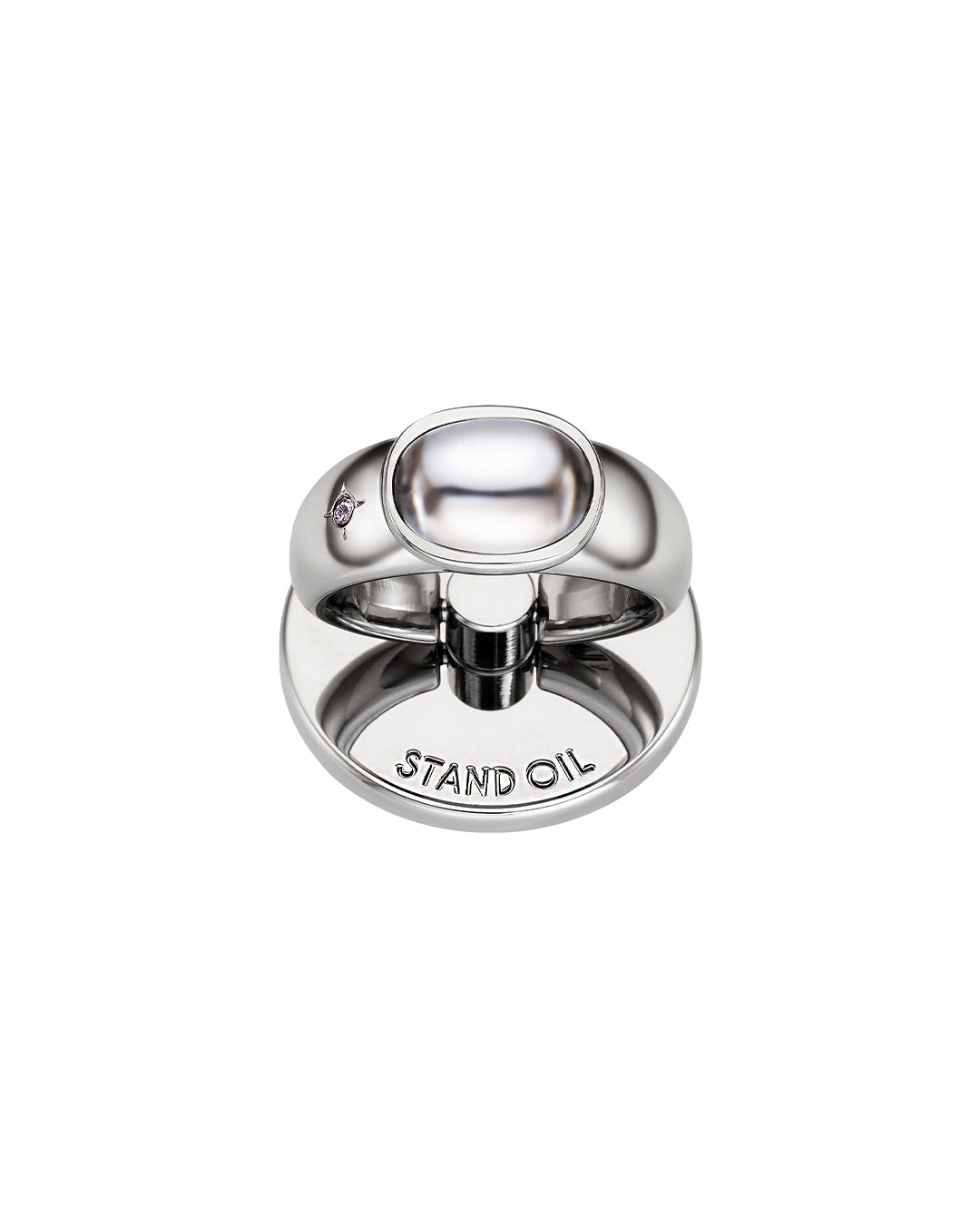 Stand Oil Bonbon Gripring — Candy-Inspired Bag Charm — Silver