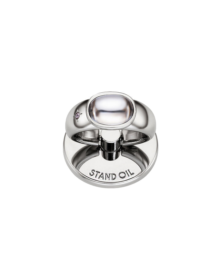 Stand Oil Bonbon Gripring — Candy-Inspired Bag Charm — Silver