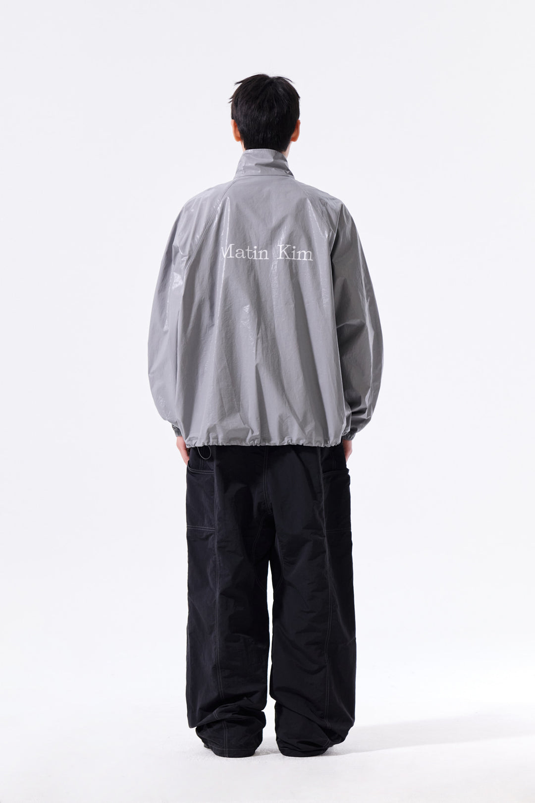 Matin Kim Multi Panel Parachute Pants — Black