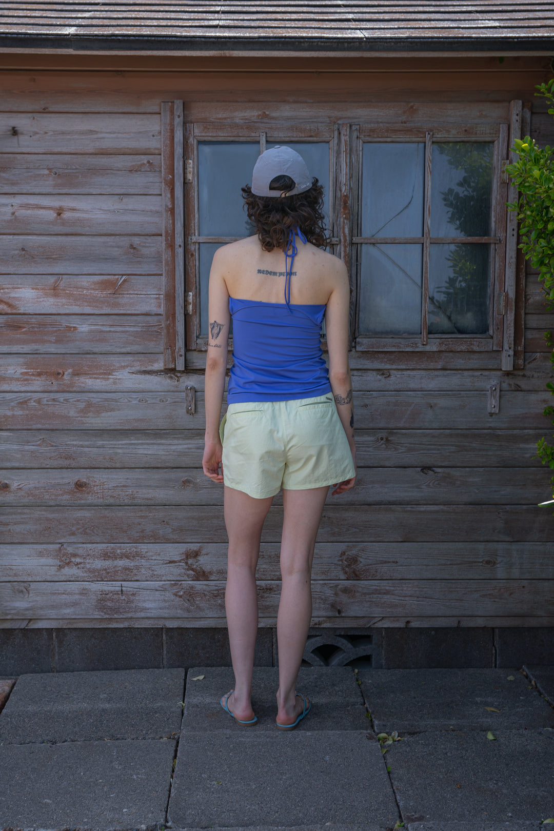 Matin Kim Out Pocket Nylon Banding Shorts