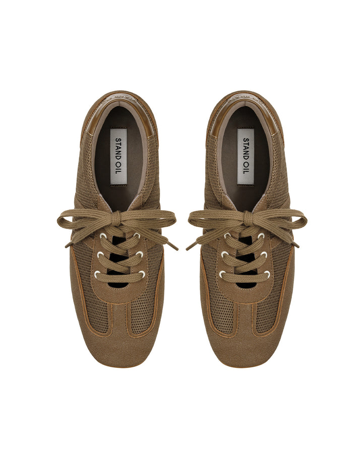 Stand Oil Morrow Square Sneakers — Brown