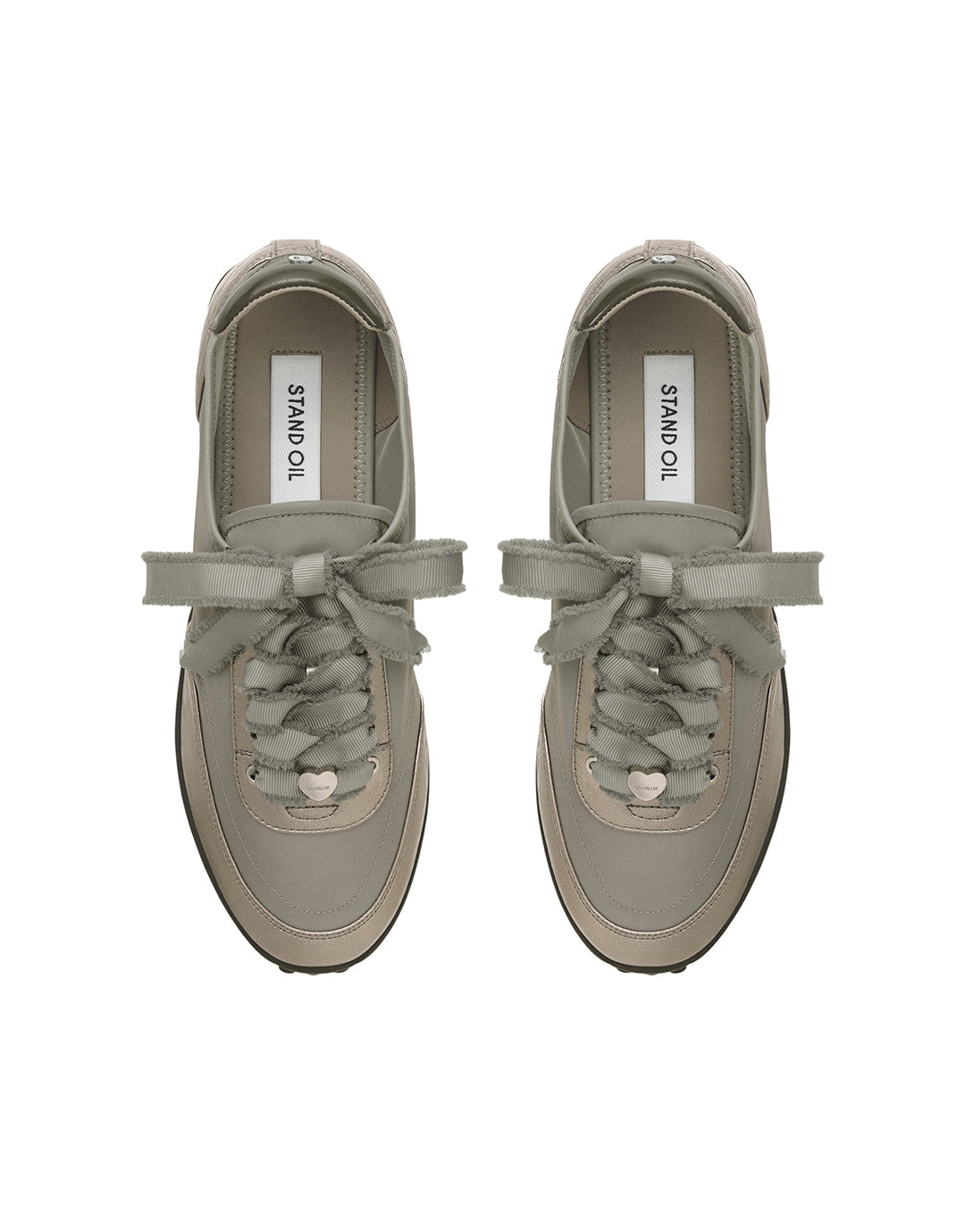 Stand Oil Sophie Flat Sneaker — Metallic Gray