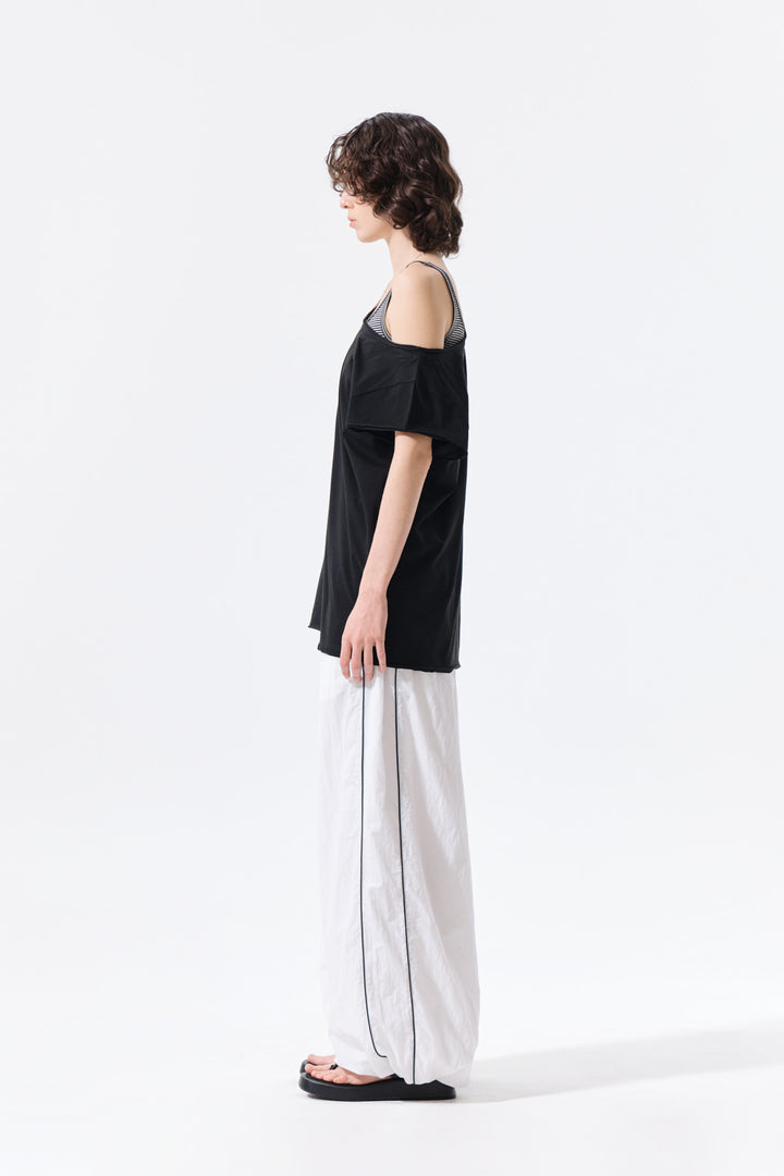 Matin Kim 16 Logo Track Pants — White