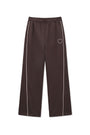 Matin Kim Heart Logo Track Pants — Brown