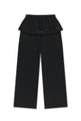 Matin Kim Layered Skirt Jersey Pants — Black