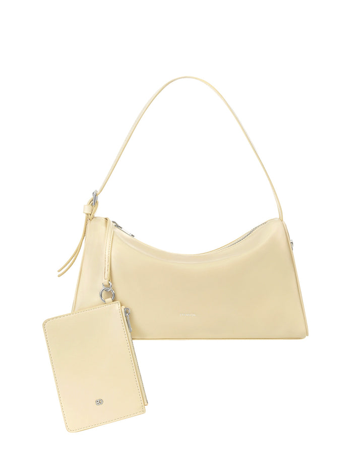 Stand Oil Melly Bag — Glossy Wrinkle Leather — Butter