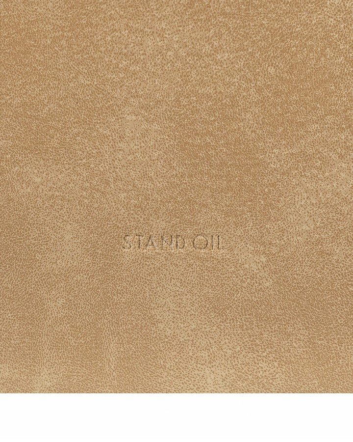 Stand Oil Velow Bag — Sculptural Crossbody — Sand