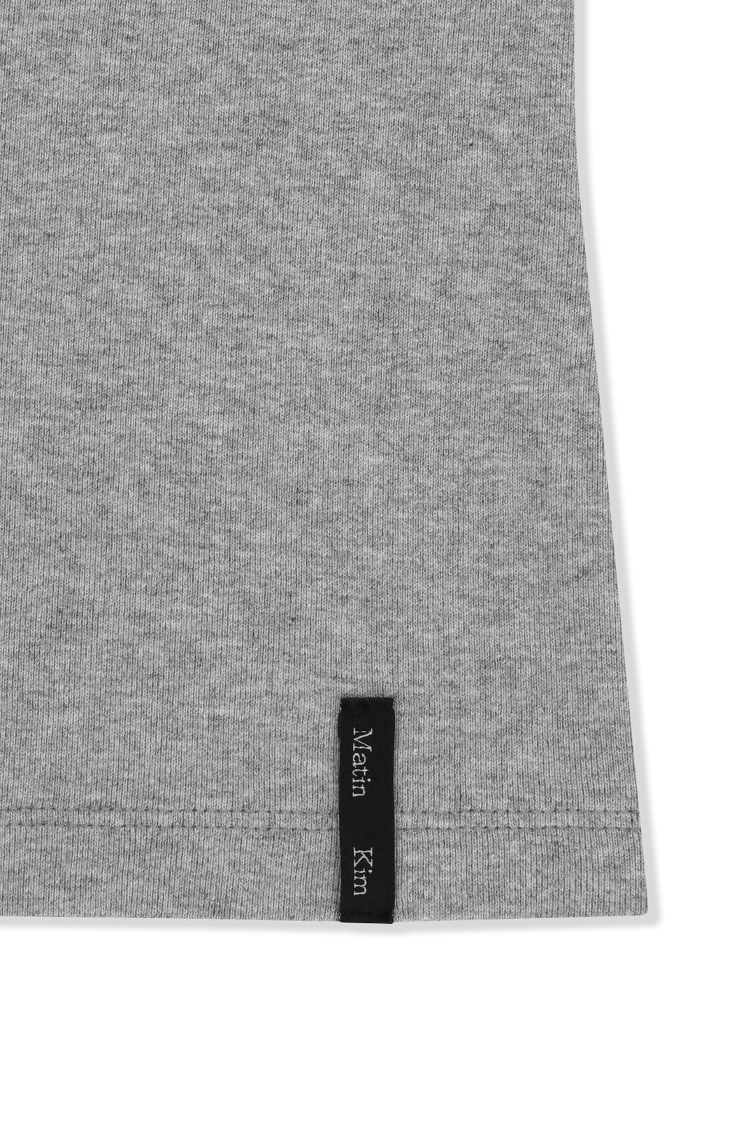 Matin Kim Label Detail Halter Tank — Gray