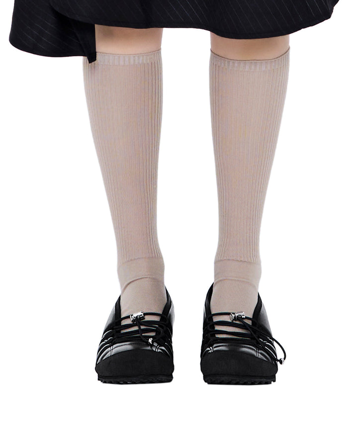 Stand Oil Tie Mary Jane Sneaker — Black