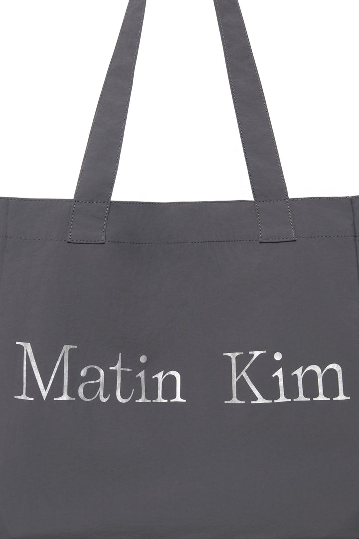 Matin Kim Fabric Big Ecobag — Charcoal