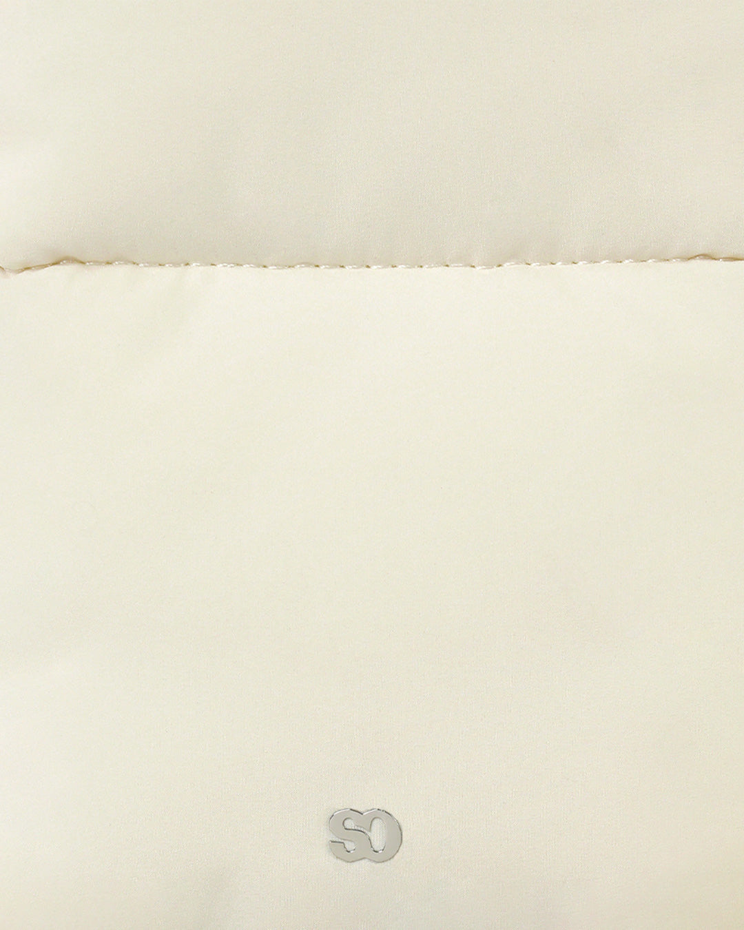 Stand Oil Bubble Bag — Padded Oblong Crossbody — Cream