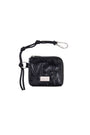 Matin Kim Logo Stitch Sporty Wallet — Black