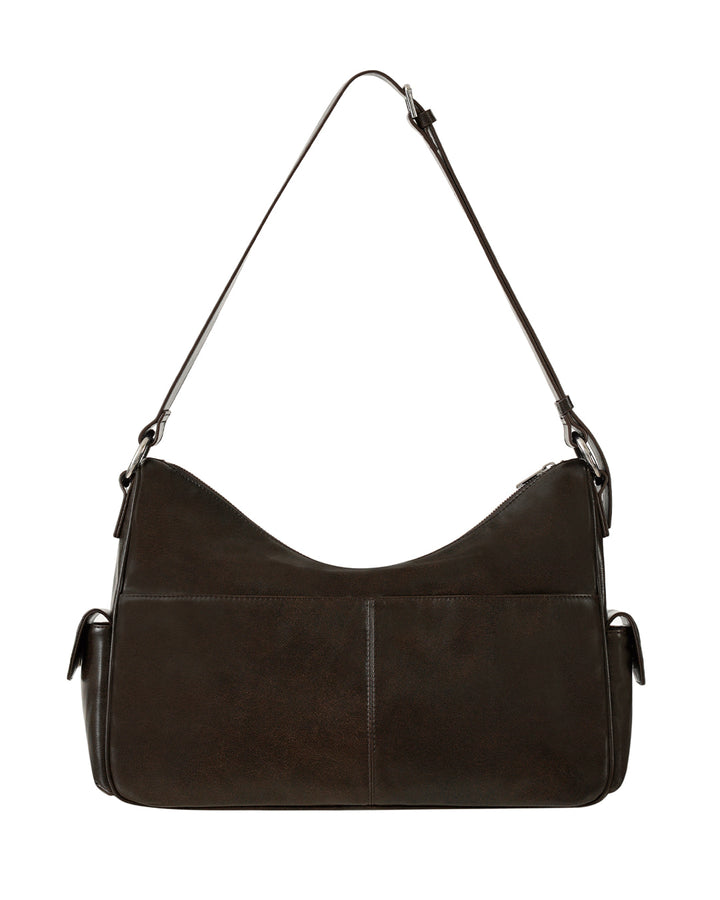 Stand Oil Joey Bag — Structured Crossbody — Maroon