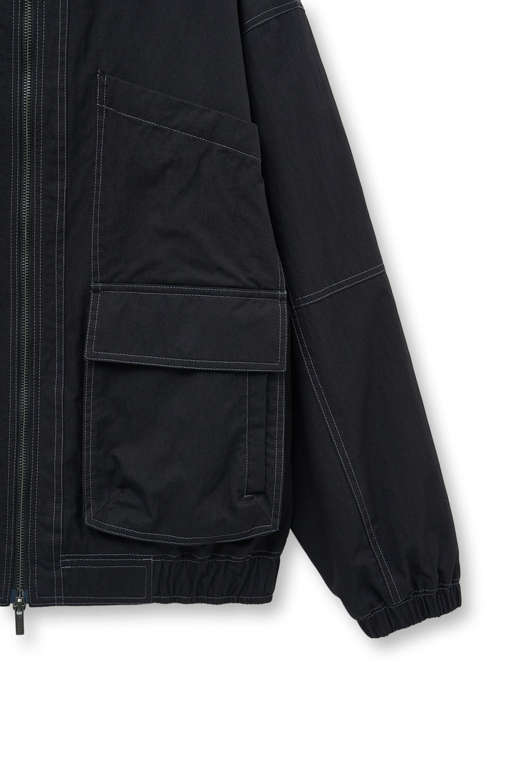 Matin Kim Utility Bomber Jumper — Black
