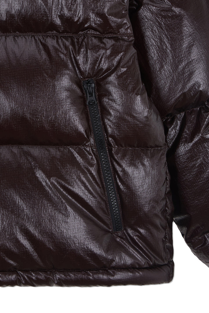 Matin Kim Small Logo Volume Down Jumper — Brown