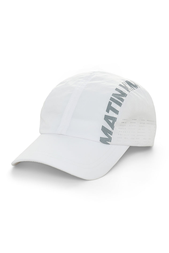 Matin Kim Mesh Logo Sporty Cap — White