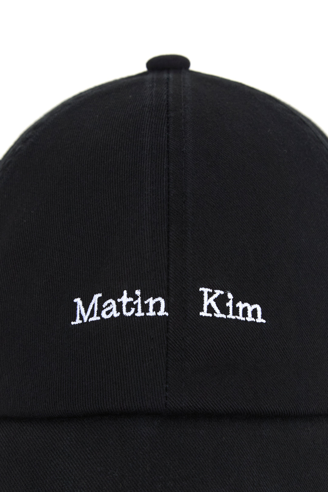 Matin Kim Mini Classic Logo Ball Cap — Black