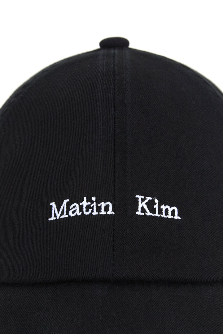 Matin Kim Mini Classic Logo Ball Cap — Black