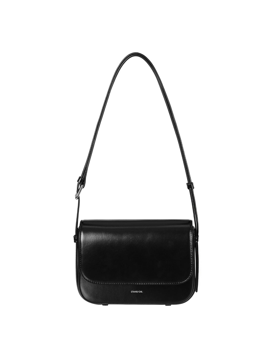 Stand Oil Riddle Bag — Minimal Crossbody — Black