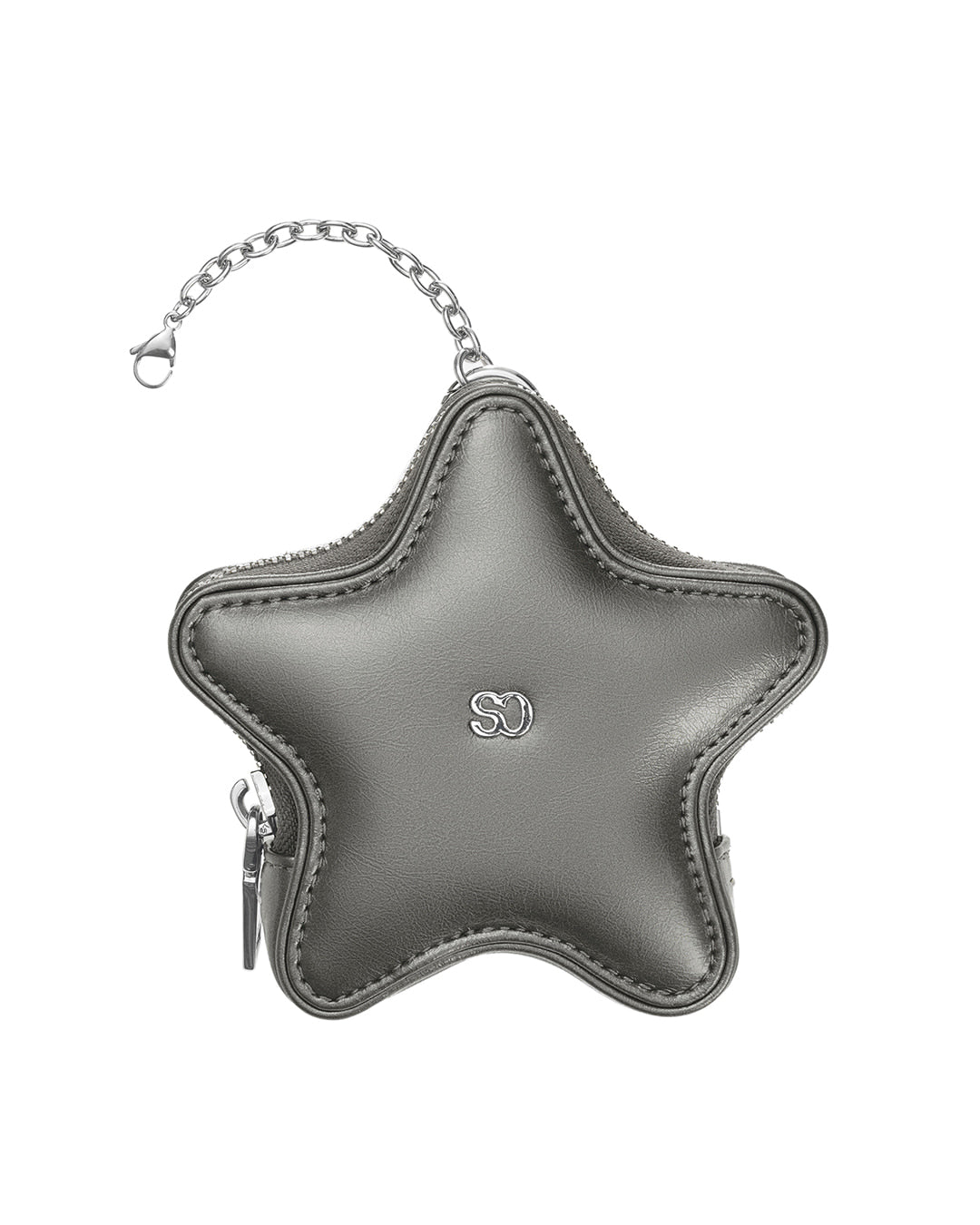 Stand Oil Star Pods Keyring — Metallic Gray