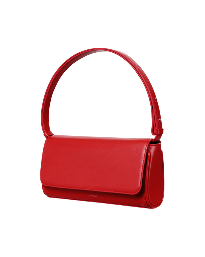 Stand Oil Butter Bag — Sculptural Crossbody — Tomato