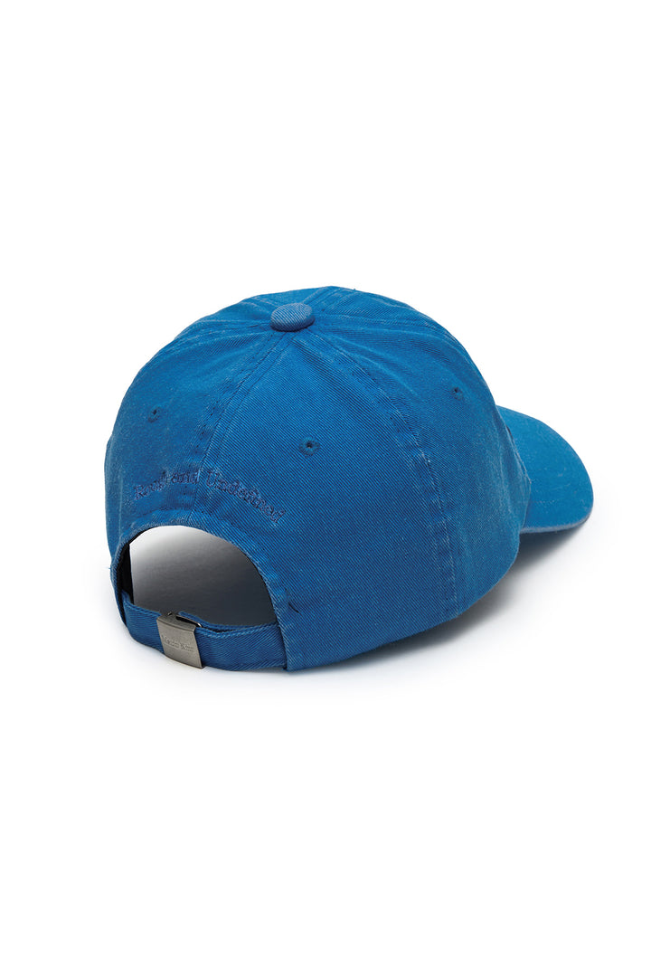 Matin Kim Logo Washed Ball Cap — Blue
