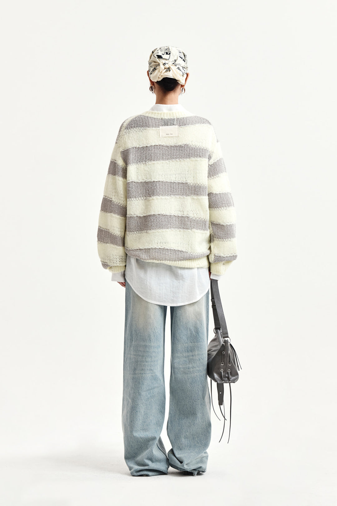 Matin Kim Heavy Destroyed Denim Pants — Light Blue