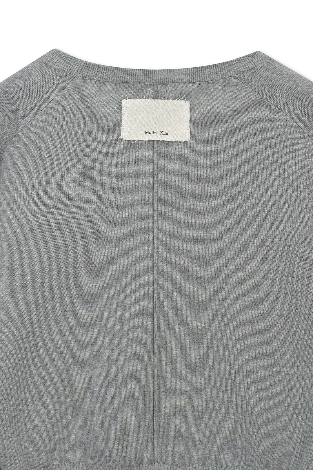 Matin Kim Raglan Sleeve Knit Pullover — Gray
