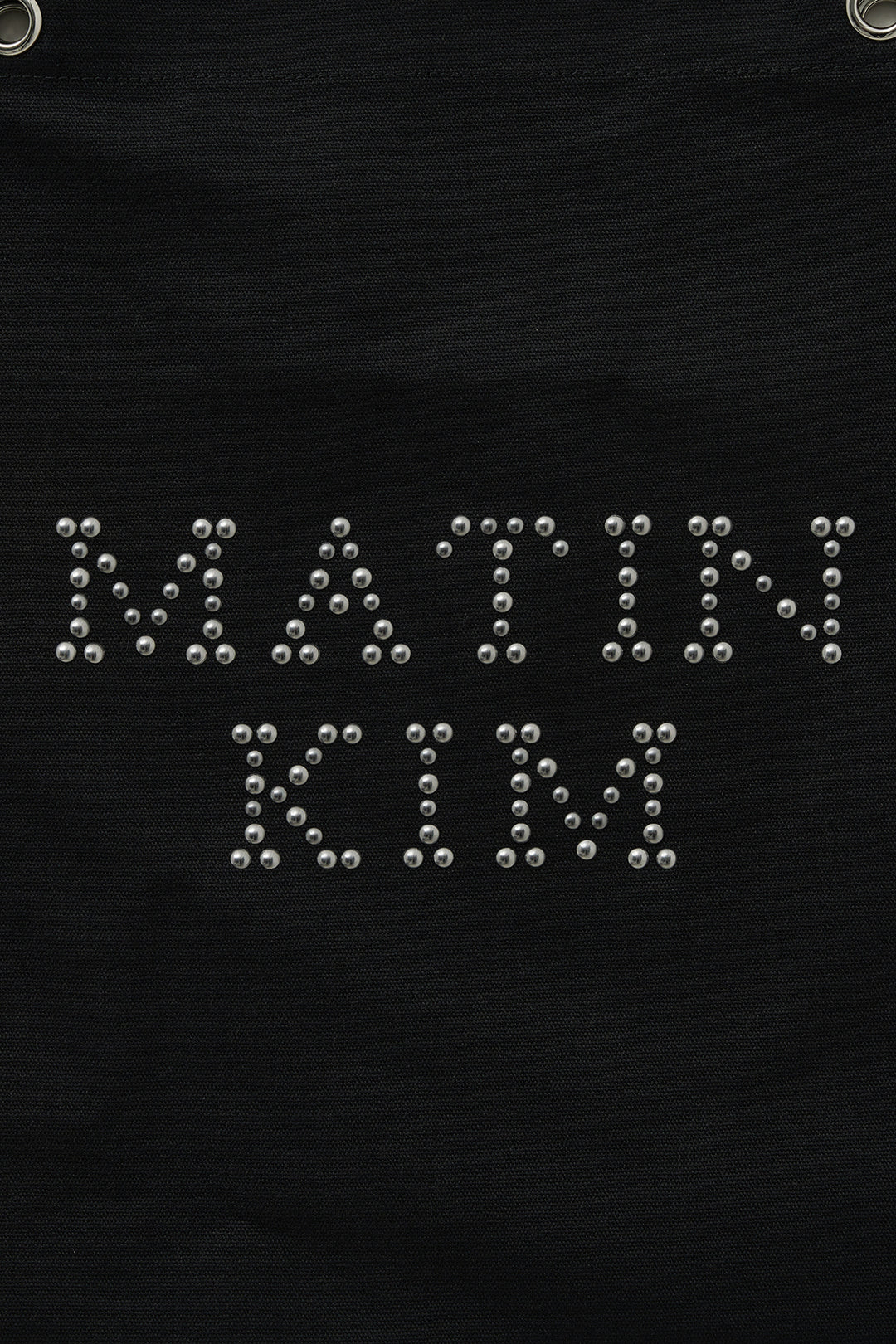 Matin Kim Logo Stud Ecobag — Black