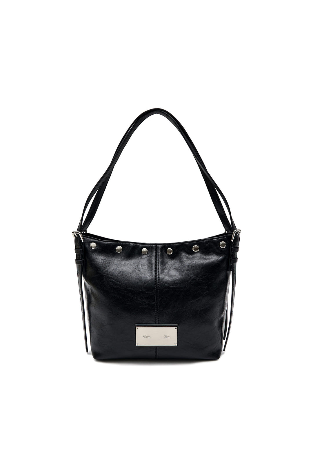Matin Kim Stud Point Small Shoulder Bag — Black