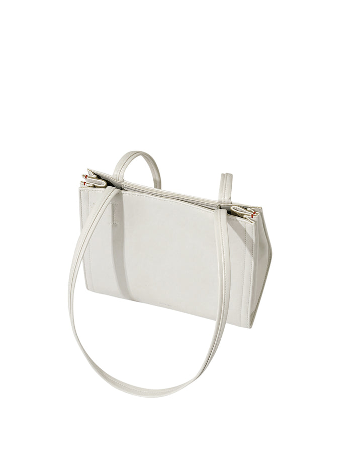 Stand Oil Oblong Mini Bag — Cream