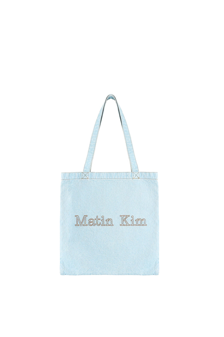 Matin Kim Stitch Denim Ecobag Sky