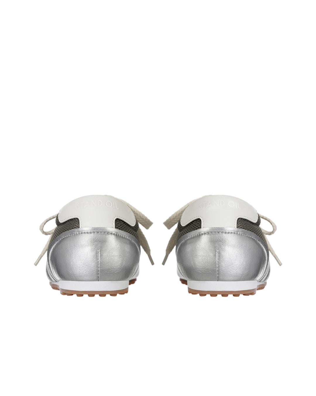 Stand Oil Morrow Square Sneakers — Silver