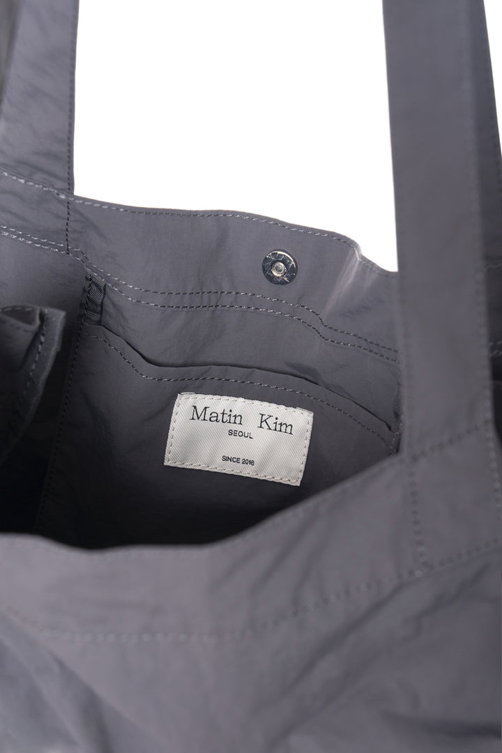 Matin Kim Fabric Big Ecobag — Charcoal