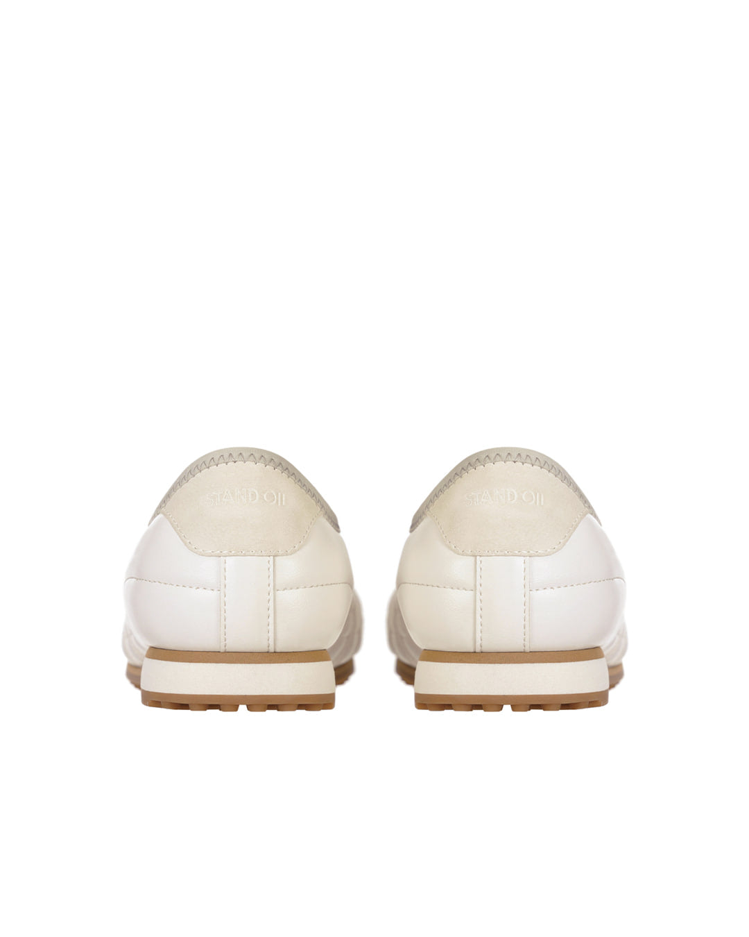Stand Oil Tie Mary Jane Sneaker — Cream