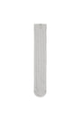 Matin Kim Metal Ribbed Stocking Socks — Ivory
